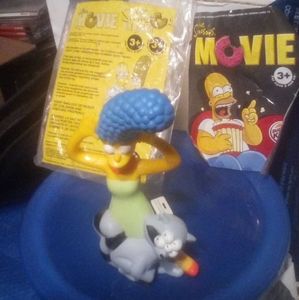 Marge Simpson's  figure vintage from the SimpsonS movie 2007 ,from burger king